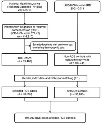 A Population-Based Study of Social Demographic Factors, Associated Diseases and Recurrent Corneal Erosion in Taiwan